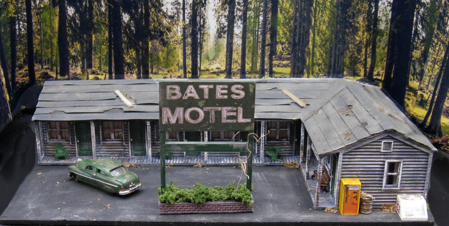 Bates Motel diorama