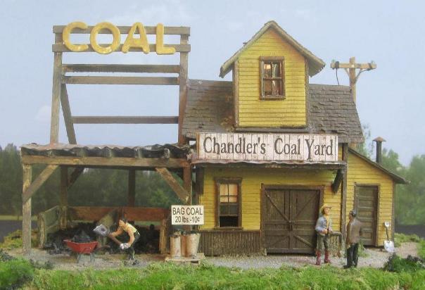 Coal Yard Model Train Building