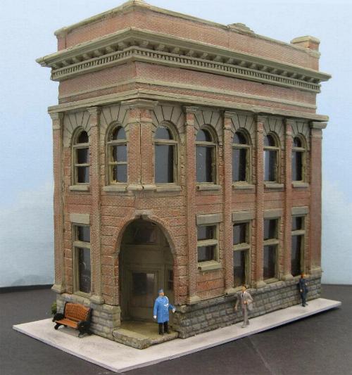 HO scale office building