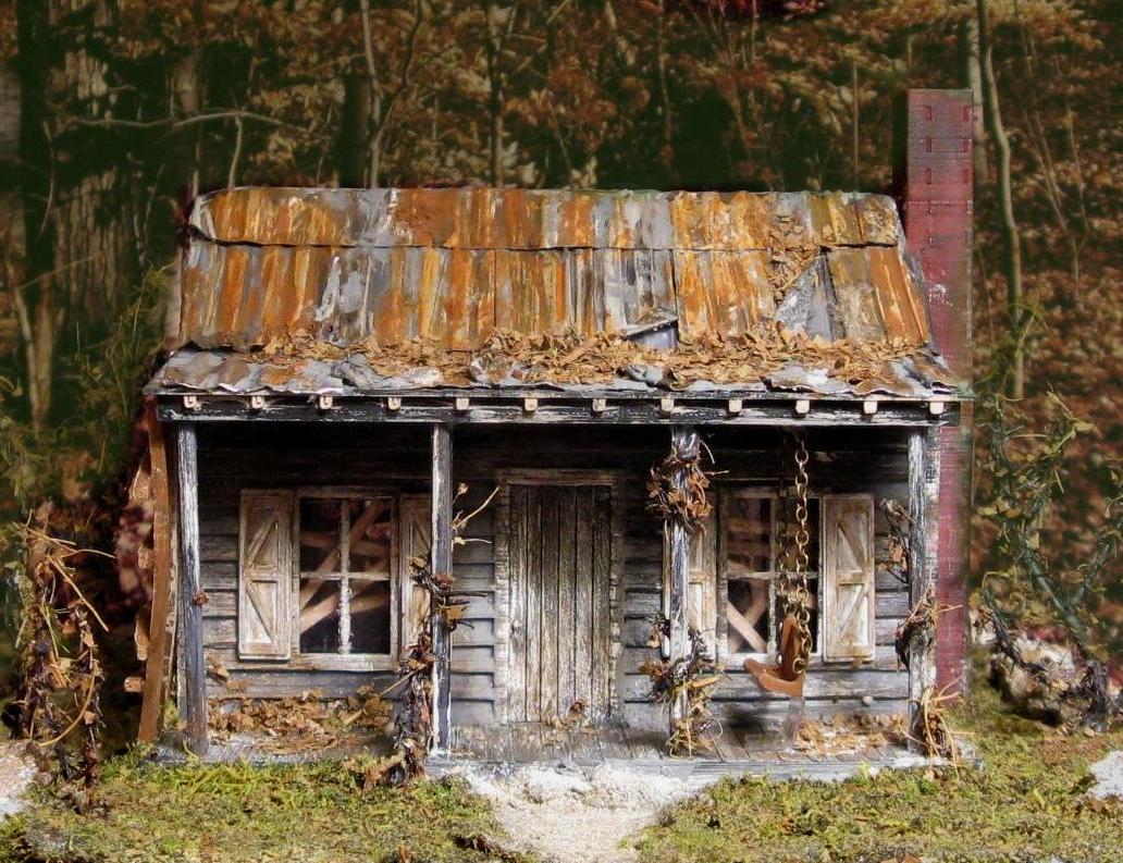 evil dead cabin model