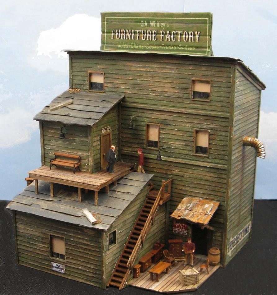 HO scale furniture factory