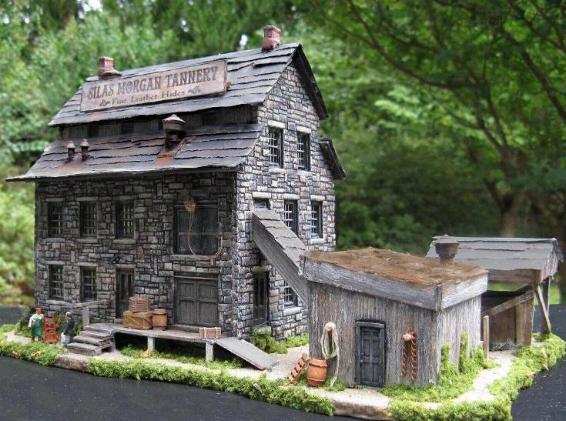 HO scale tannery