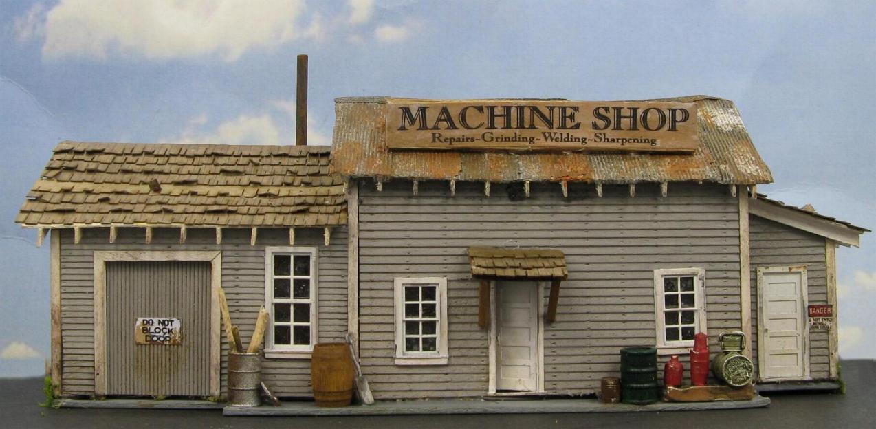 ho scale machine shop