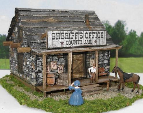 old west diorama